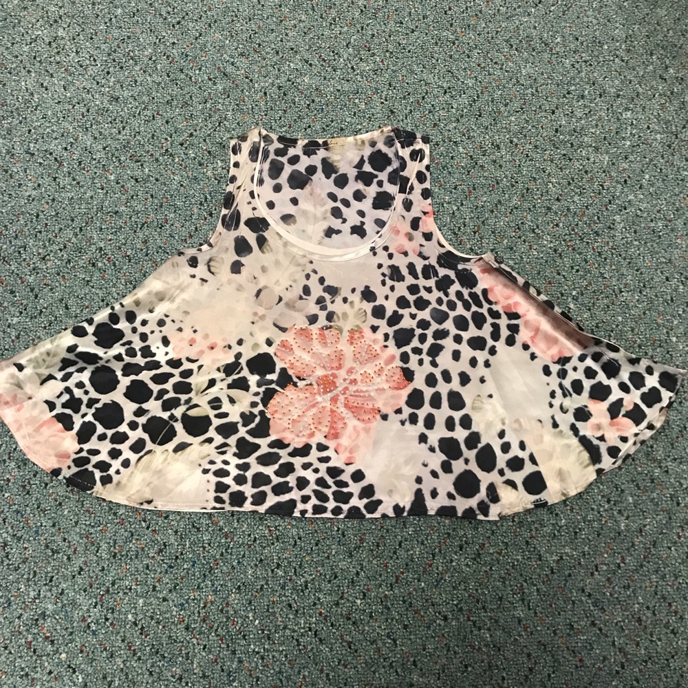 Silk Tank Crop Top